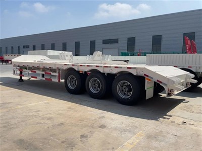 3 Axles Lowbed Poluprikolica